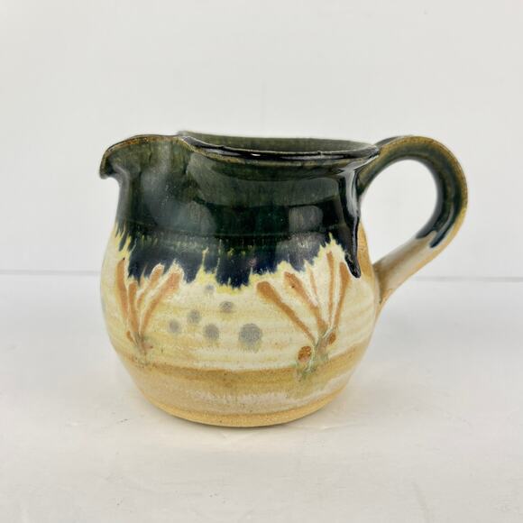 Hand Turned Ceramic Pouring Vessel Small Pitcher D. Burrow - Picture 3 of 6